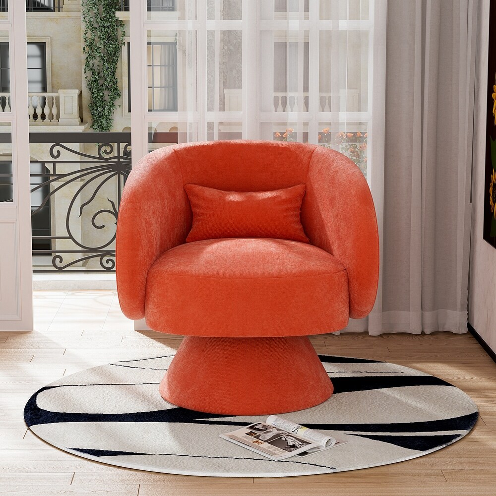 Orange bedroom chair best sale