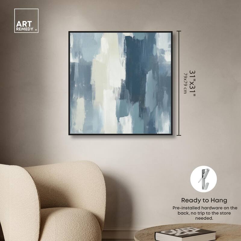 Blue Union Canvas by Art Remedy