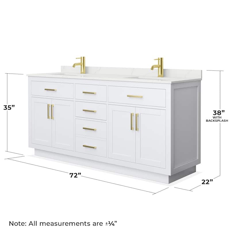 Wyndham Collection WCG262672D-QTZ-UNSMXX Beckett TK 72" Free Standing