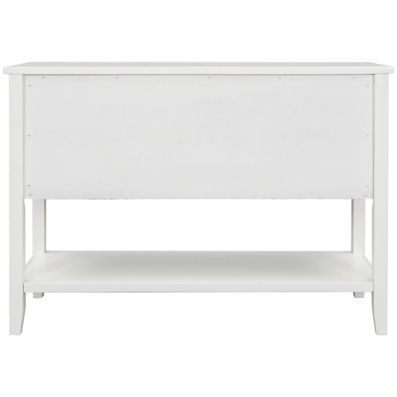 Buffet Sideboard Console Table with Bottom Shelf