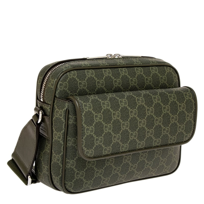 Gucci Men's GG Monogram Small Crossbody Bag
