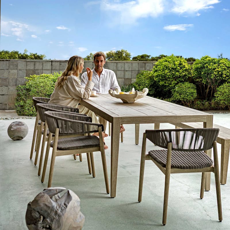 Uttermost Kirkham Wooden Outdoor Dining Table