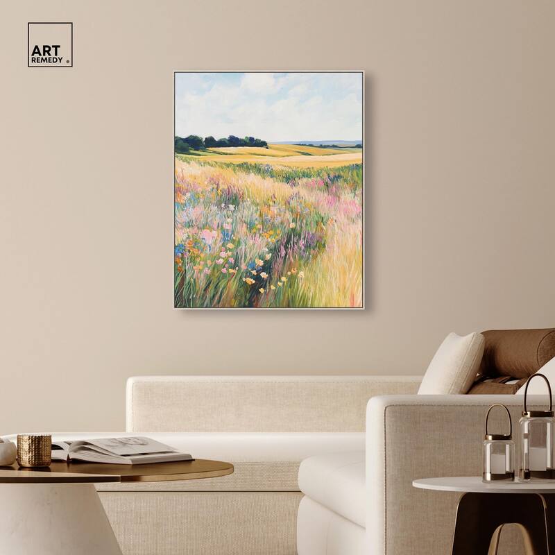 Open Field II Canvas by Art Remedy