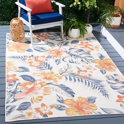 SAFAVIEH Sunrise Todosia Indoor/Outdoor Waterproof Rug - 5'3" x 7'7"