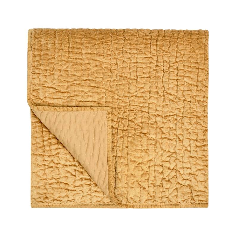 Dimitry 100% Rayon Velvet Quilt by Kosas Home