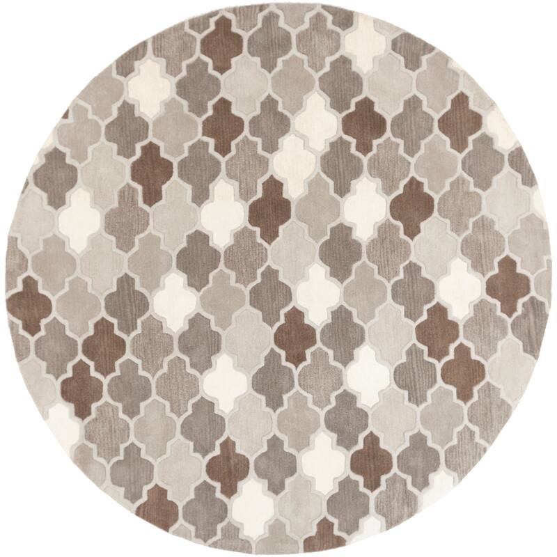 Randall Handmade Geometric Moroccan Wool Area Rug