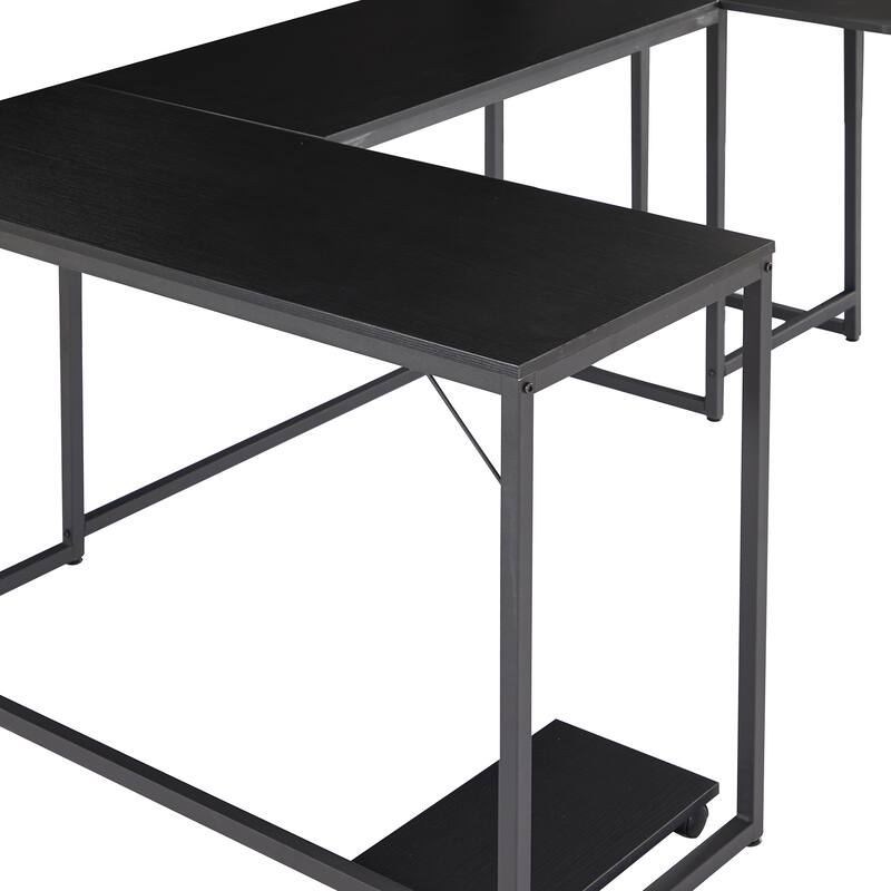Ushaped Computer Desk, Industrial Corner Writing Desk Bed Bath