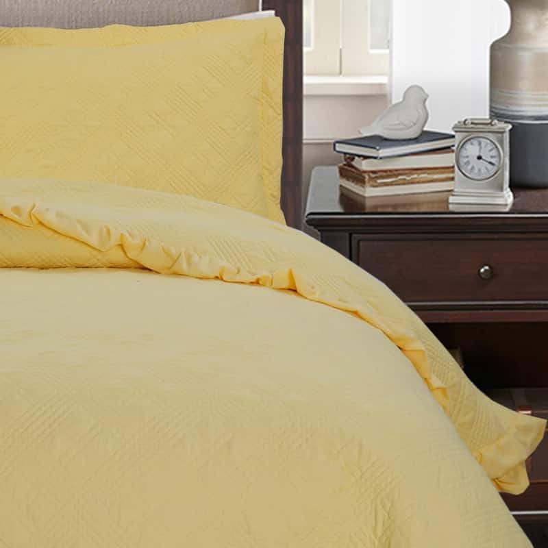 KASENTEX Soft Microfiber Quilt Set Machine Washable Bedspread All Season