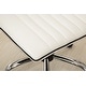 preview thumbnail 26 of 35, Faux Leather Office Chair with Wheels, Upholstered Task Chair with Metal base, Swivel Rolling Chair with Adjustable Height - N/A