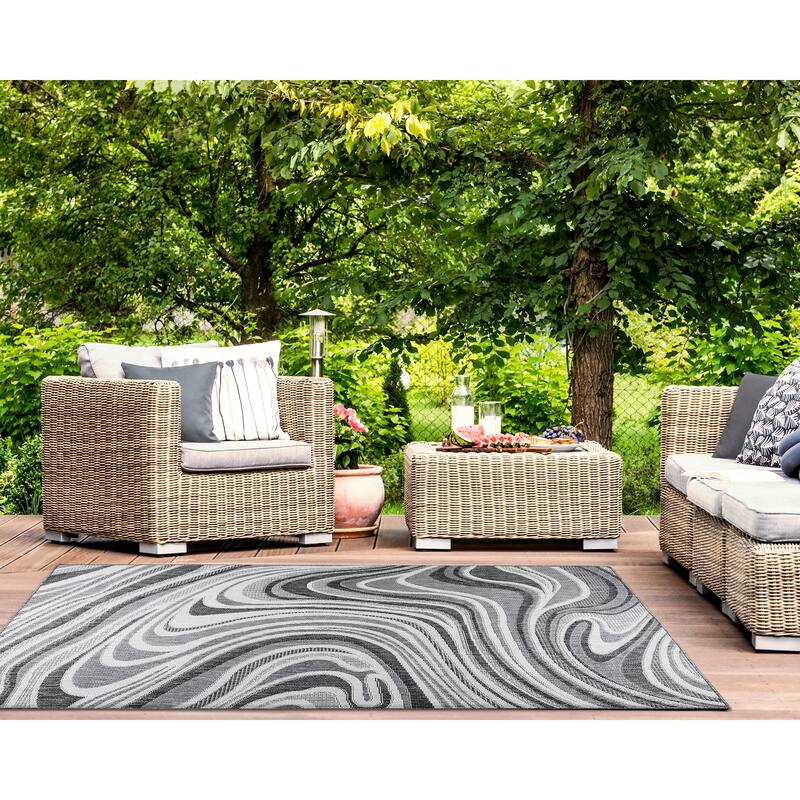Liora Manne Malibu Waves Indoor/Outdoor Rug