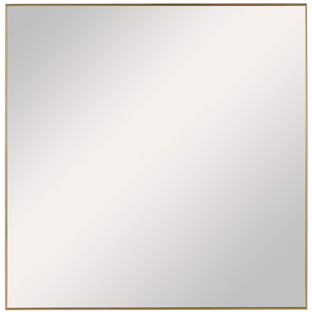28" Brushed Gold Square Home Decor Furniture Uttermost Alexo Mirror