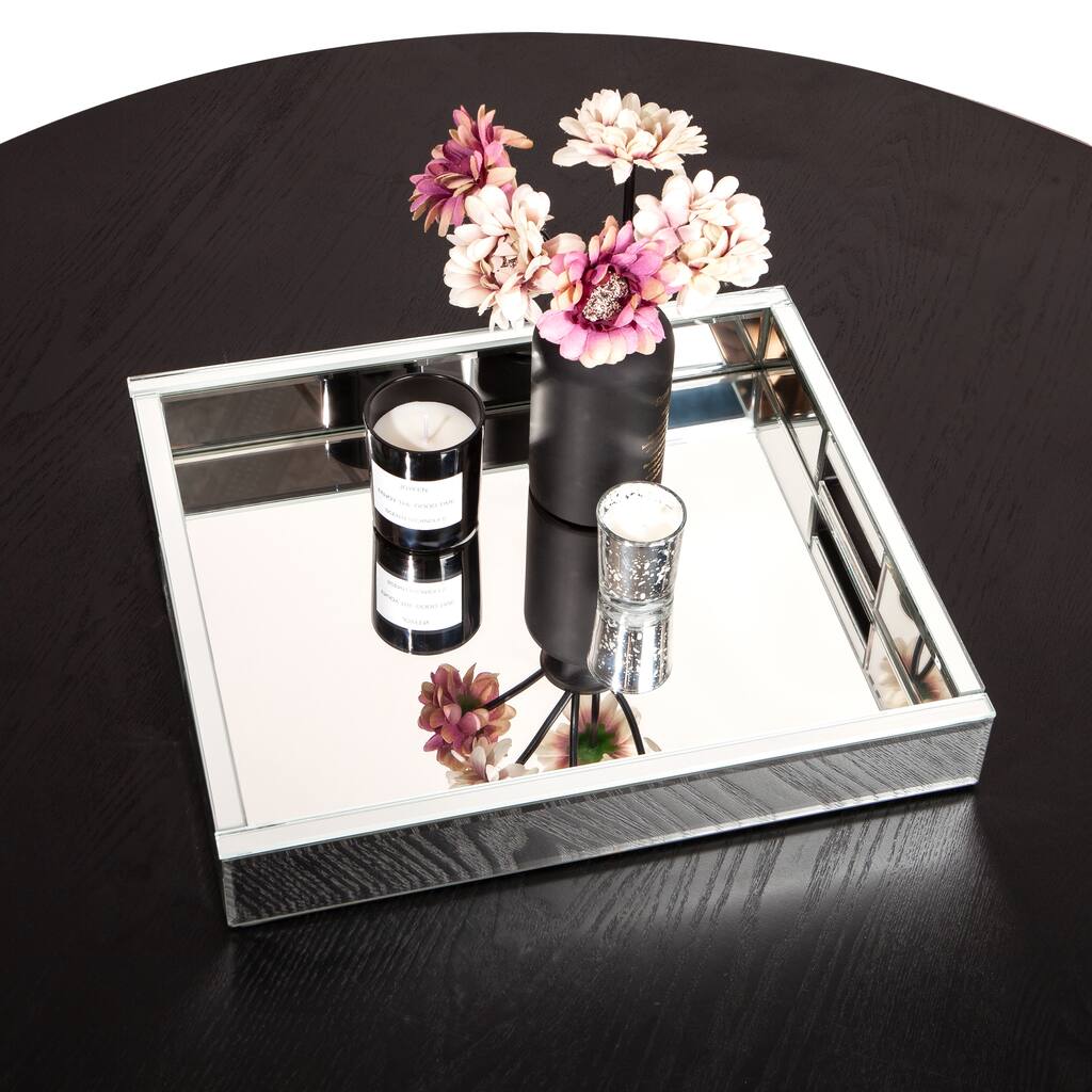 Mirror Glam Tray Decorative Tray