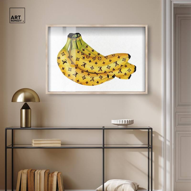 Fashion Bananas III Shadowbox by Art Remedy