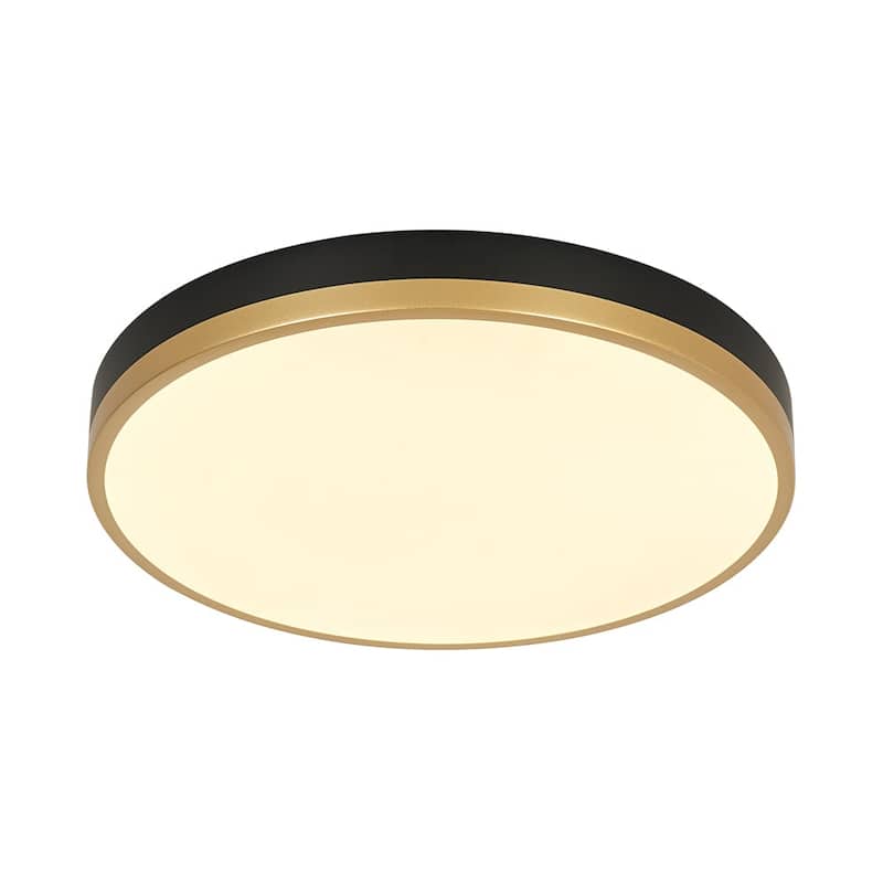 Minimalist Round Dimmable LED Flush Mount Light 5 CCT, 28W 15.7in