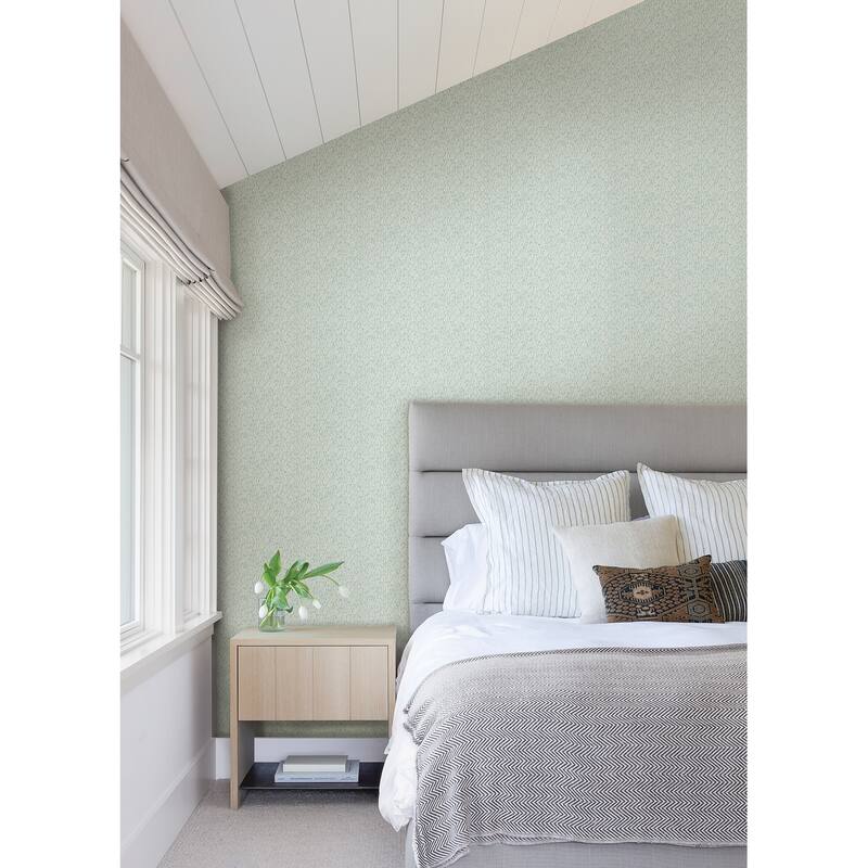 A-Street Prints Mackintosh Turquoise Textural Wallpaper