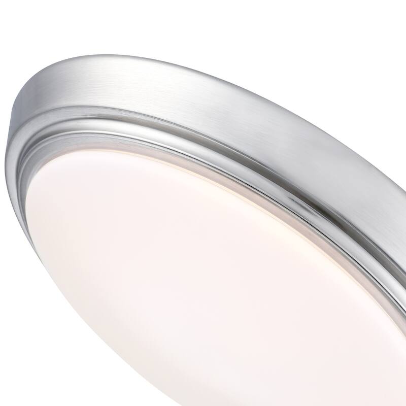 2Pack-23W LED Dimmable Round Globe Flush Mount Ceiling Light - 23W-2PCS 12.99"x12.99"x2.36"