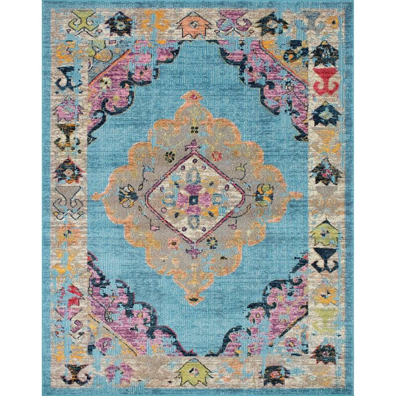 Noori Rug Sapphire Distressed Jerilyn Rug