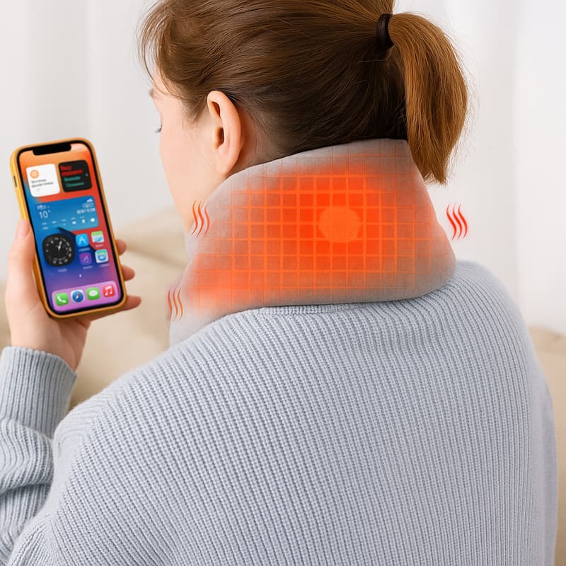 Carepeutic Cordless Wearable Neck Heating Wrap, Unisex