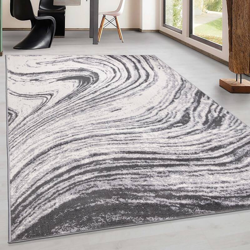 World Rug Gallery Abstract Swirl Area Rug