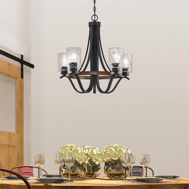 Westinghouse 6133100 Barnwell 5 Light 24" Wide LED Ring Chandelier