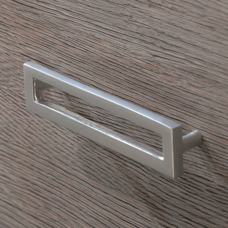 Wood L-Shaped Desk with Integrated Storage, Brown