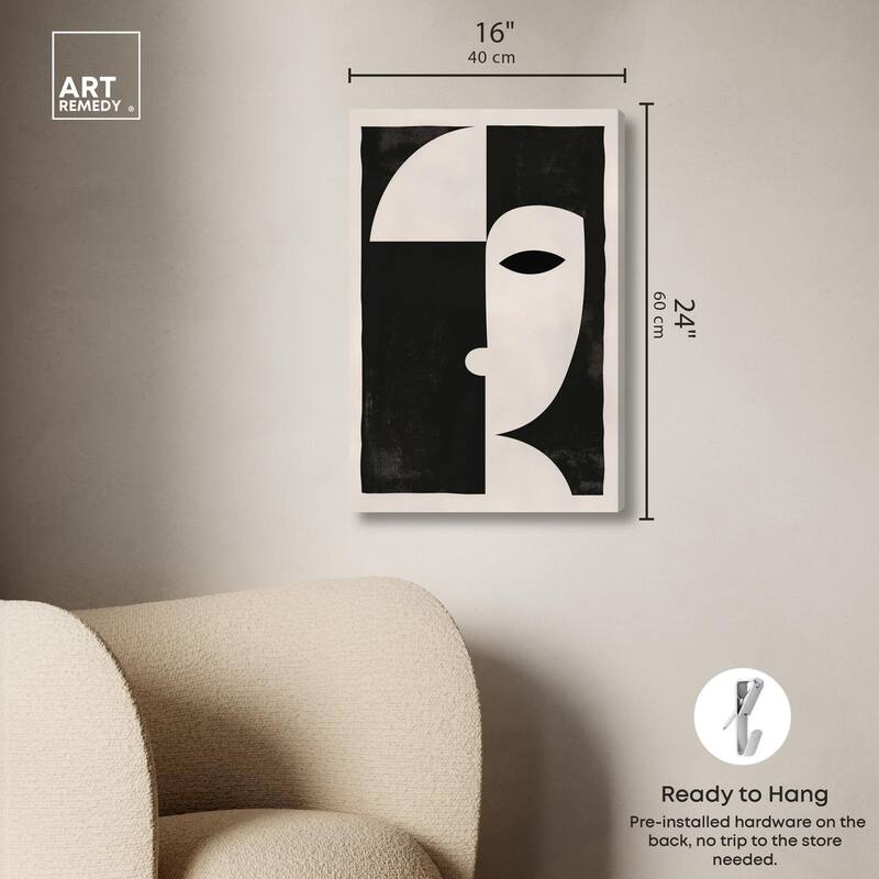 The Mask II Canvas by Art Remedy, Gallery Wrapped