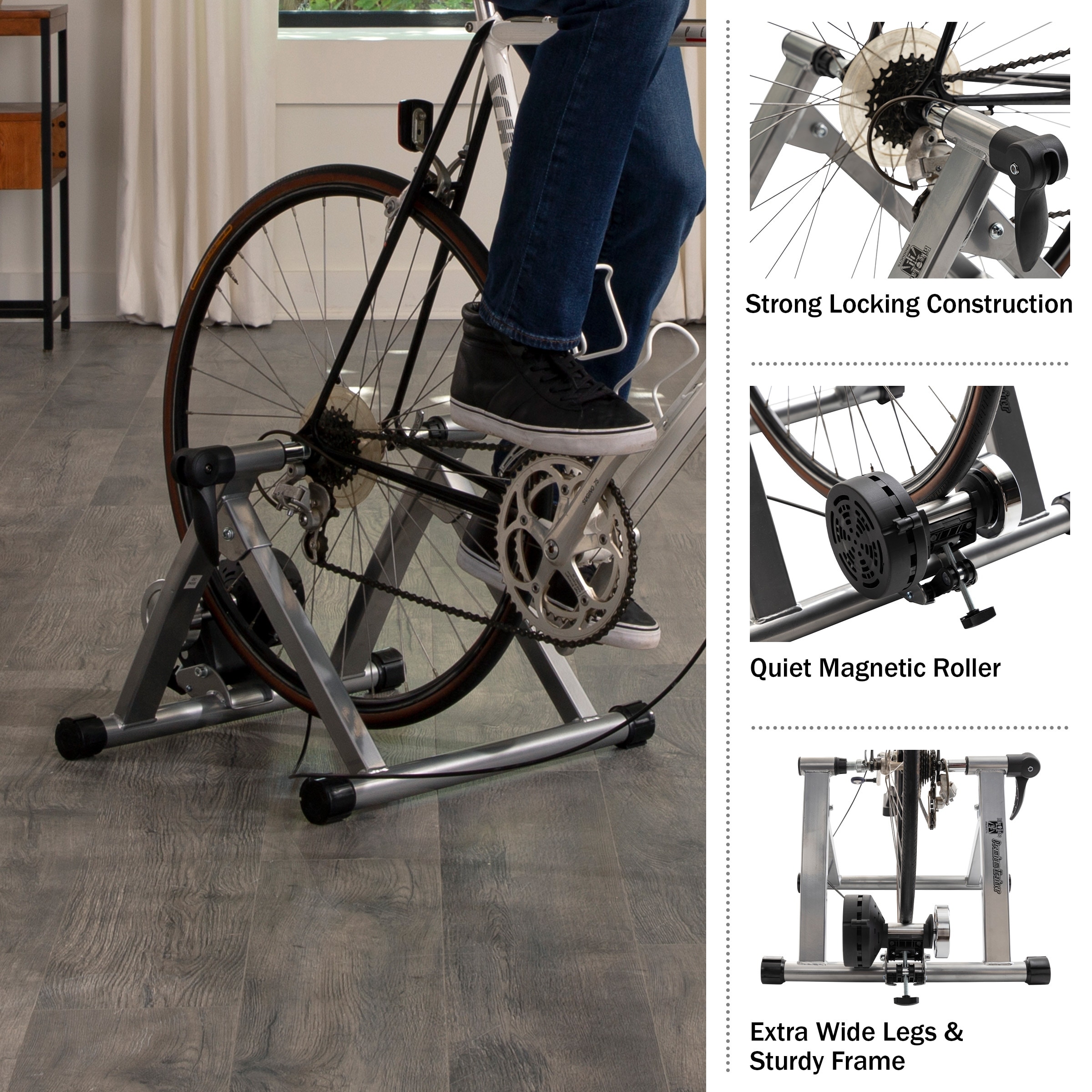 Bike Lane Premium Trainer Bicycle Indoor Trainer Exercise Ride All Yea