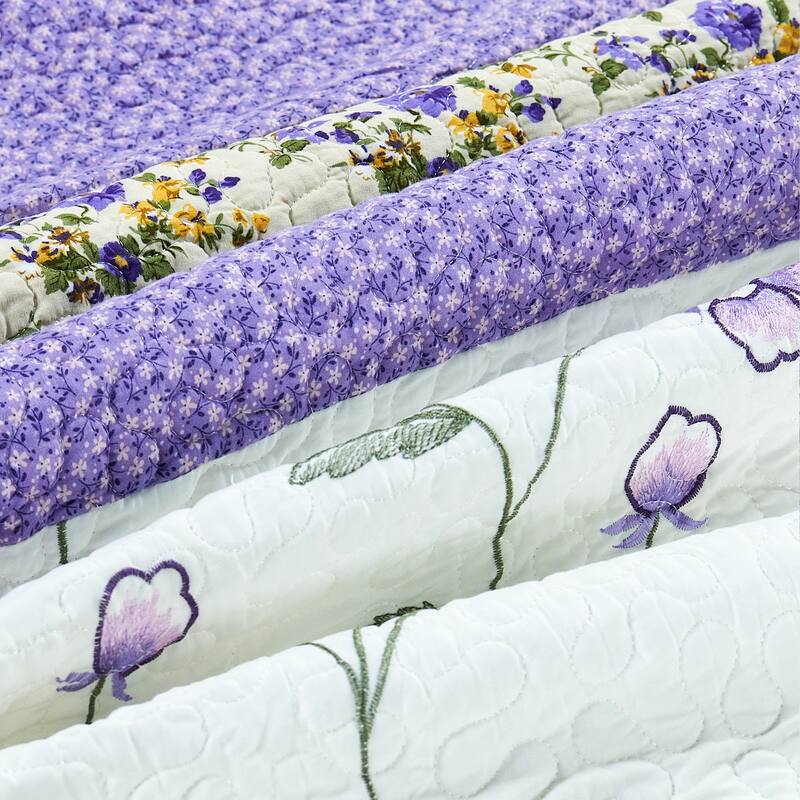 Serenta Oversized Saigon 7 Piece Bedspread Set, Queen and King