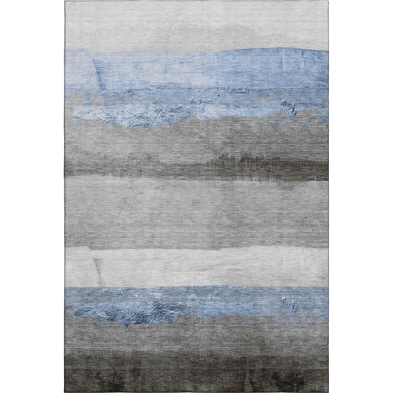 Premium Washable Super Soft Ombre Stripes Mayfield Rug