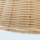preview thumbnail 20 of 18, 1-Light Boho Natural Rattan Hardwired Wall Sconce with Adjustable Swivel Swing Arm