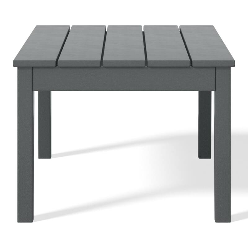 Laguna Poly 3-Piece Bench With Coffee Table