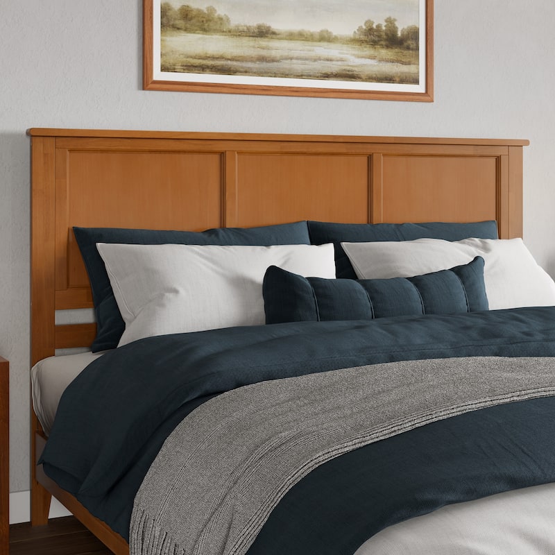 Madison Headboard with Attachable Charger - Light Toffee - King