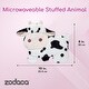 preview thumbnail 3 of 4, Tadpoles Cow Plush Heating Pad, Microwavable Stuffed Animal (Lavender Scented) - Multi