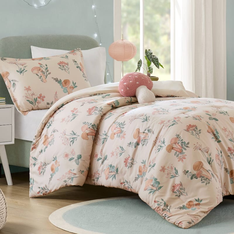 Intelligent Design Brynn Mushroom Garden Comforter Set