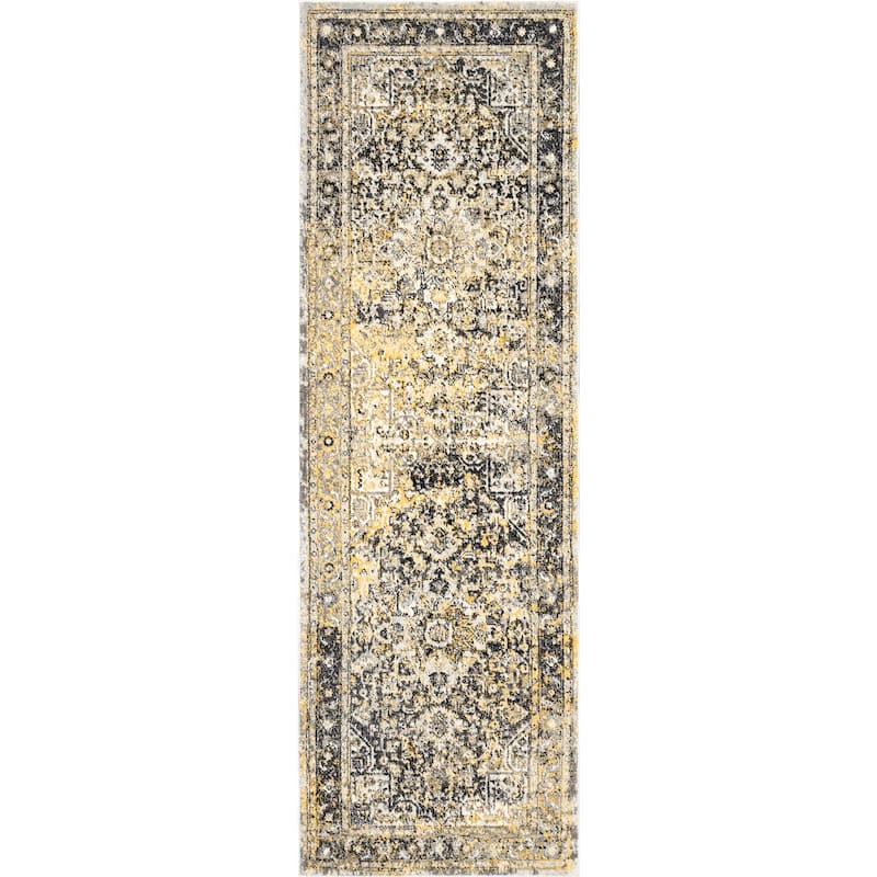 Nuloom Lilah Vintage Medallion Area Rug