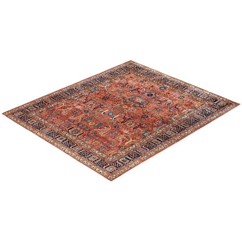 Serapi One-of-a-Kind Hand-Knotted Area Rug - Red - 8' 1" x 9' 9"