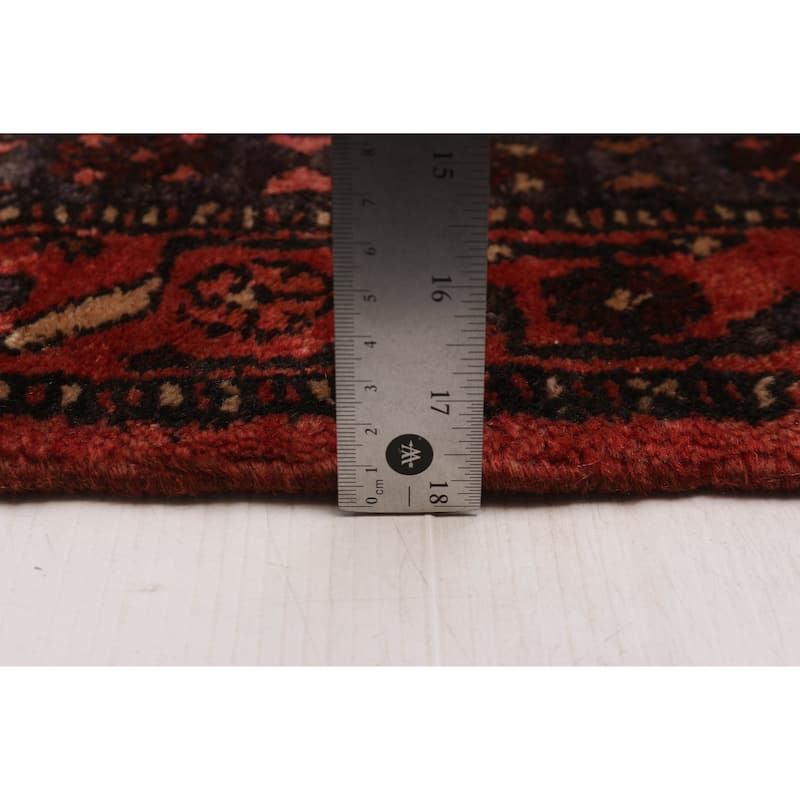 ECARPETGALLERY Hand-knotted Konya Anatolian Dark Copper Wool Rug - 4'2 x 7'3