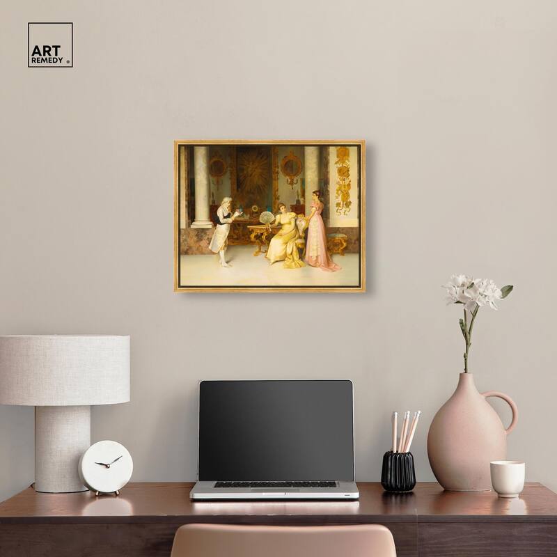 Bashful Suitor Canvas by Art Remedy