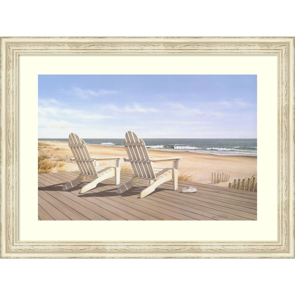 Framed Art Print 'Point East' by Daniel Pollera 40 x 30-inch