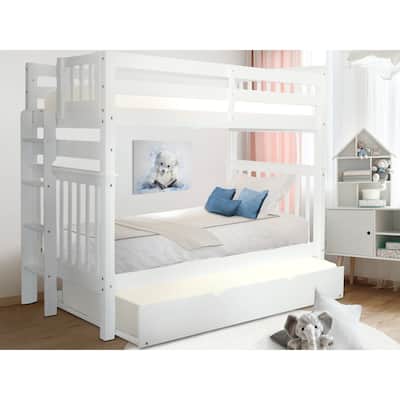 Taylor & Olive Trillium Tall Twin over Twin Bunk Bed, Twin Trundle