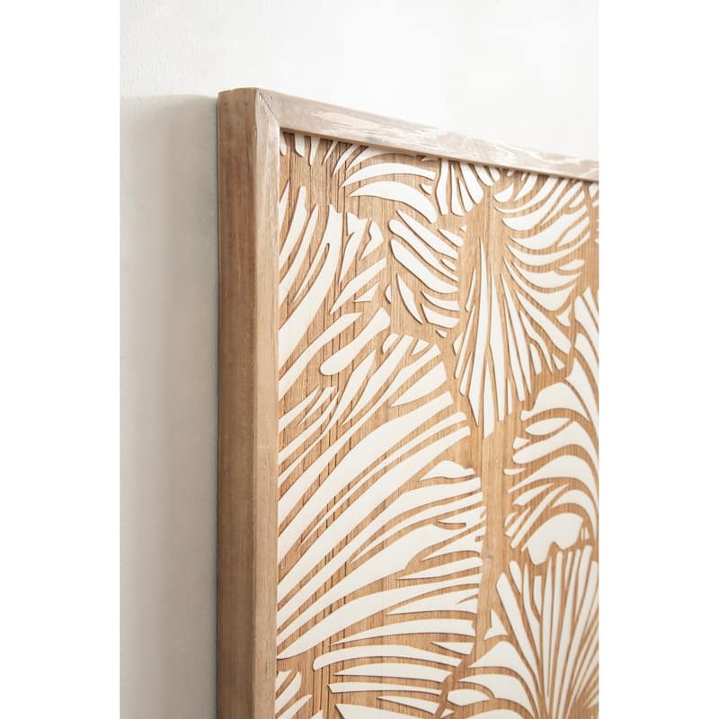 Kate and Laurel Sago Decorative Wood Art Plaque