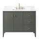 preview thumbnail 88 of 128, Vanity Art 42" Single Sink Bathroom Vanity Cabinet with Engineered Marble Countertop