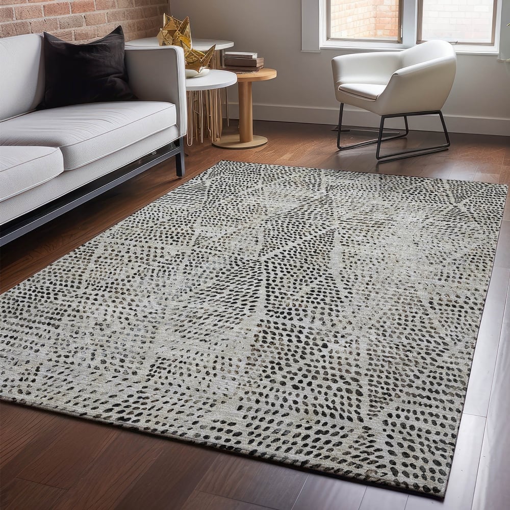 Premium Washable Super Soft Diamond Modern Mayfield Rug