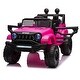 preview thumbnail 66 of 98, Kids 12V Ride-On Electric Truck with Parental Remote, 3-Speed, Shock Absorbers, and Music Features, Ages 3-6