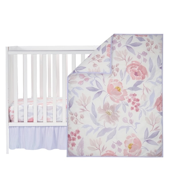 Lavender baby crib deals bedding sets