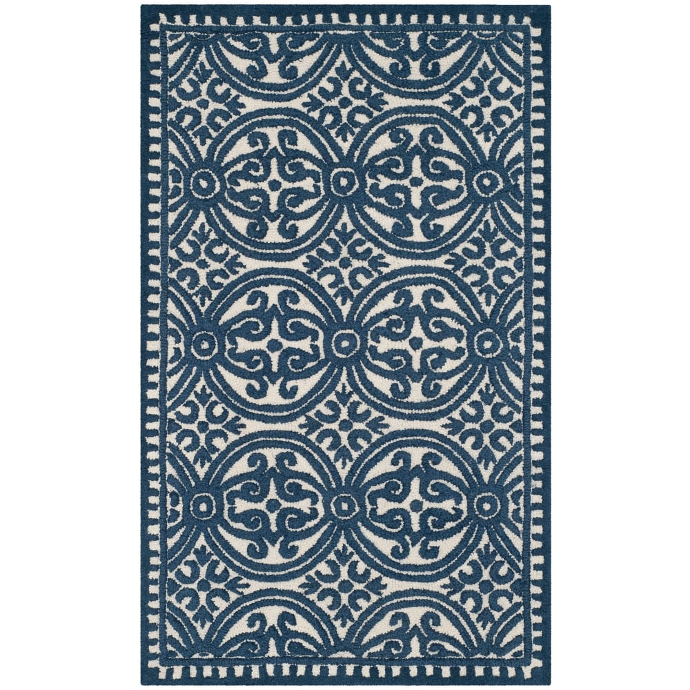 SAFAVIEH Handmade Cambridge Angiola Modern Moroccan Wool Rug
