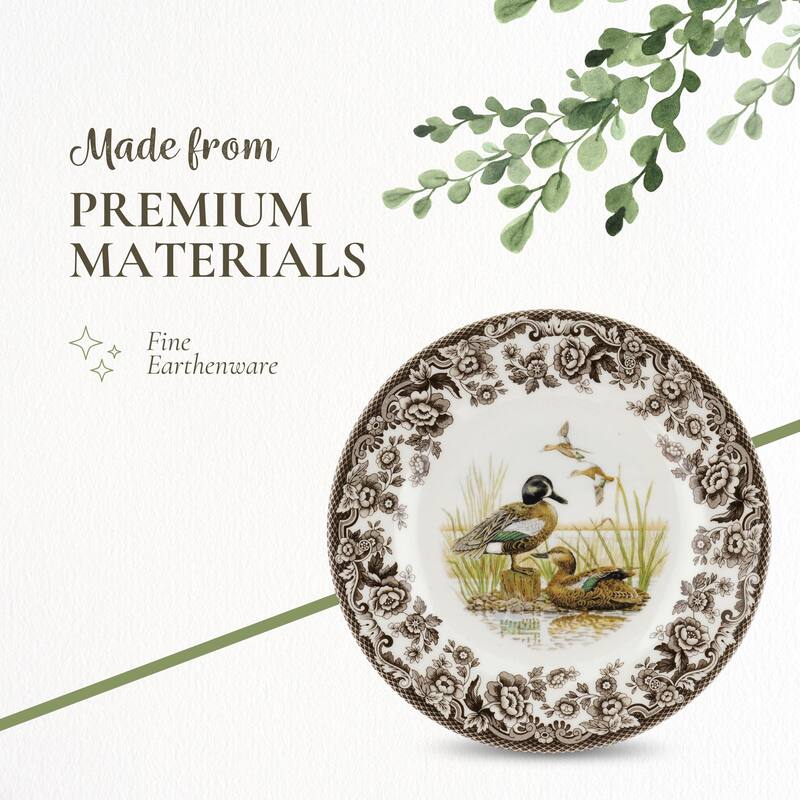 Spode Woodland Salad Plate Birds Motif - 8 inch