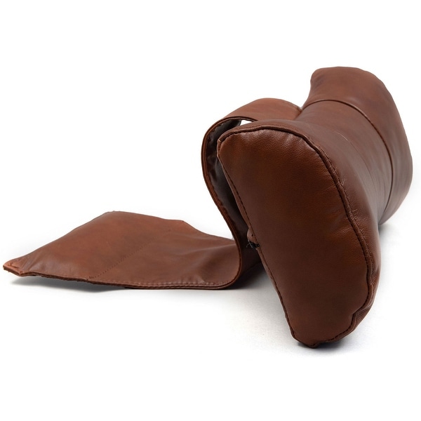 Octane Seating Contoured Recliner Pillow Brown Leather