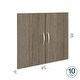 preview thumbnail 9 of 46, Hybrid Half Height Door Kit by Bush Business Furniture