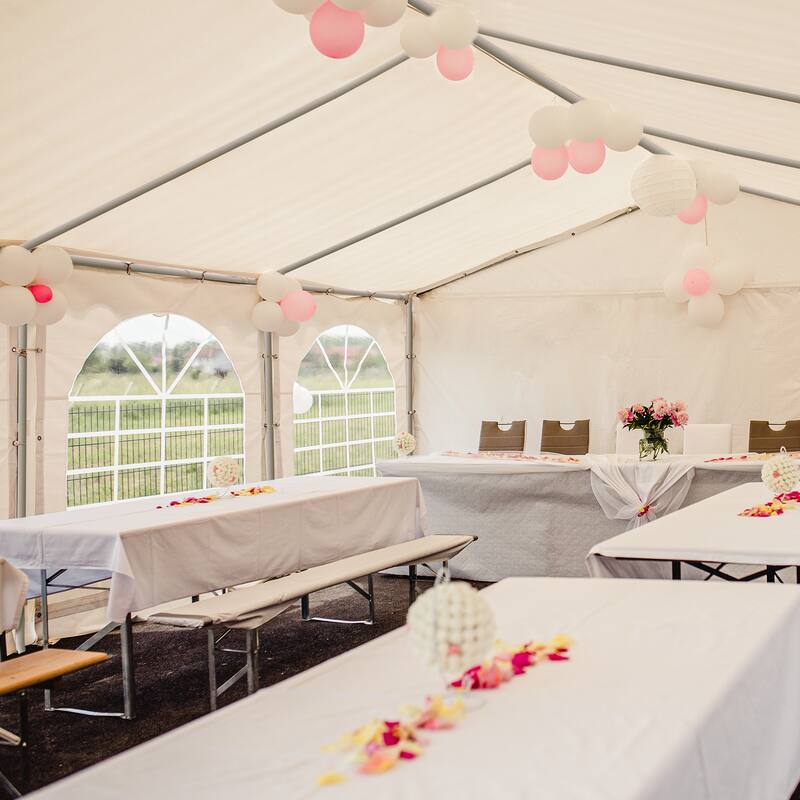 40 Ft. W X 20 Ft. D Party Tent Canopy with Windows - 20 x 40